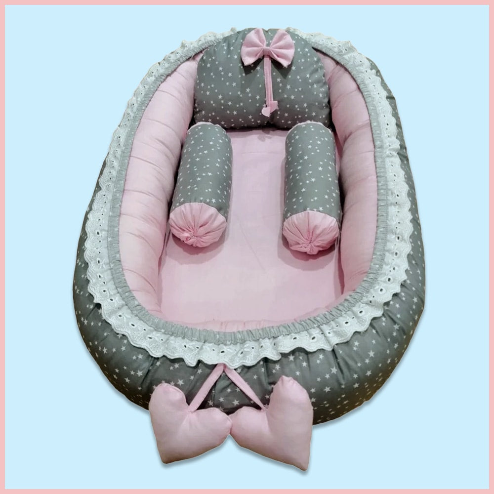 Stars Pink Baby Nest โ Baby Nest price in Pakistan
