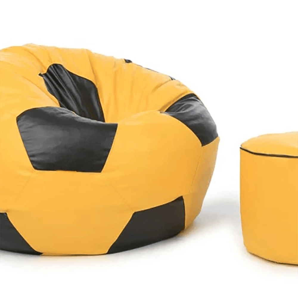 Premium Football Bean Bag - Yellow β Bean Bags price in Pakistan