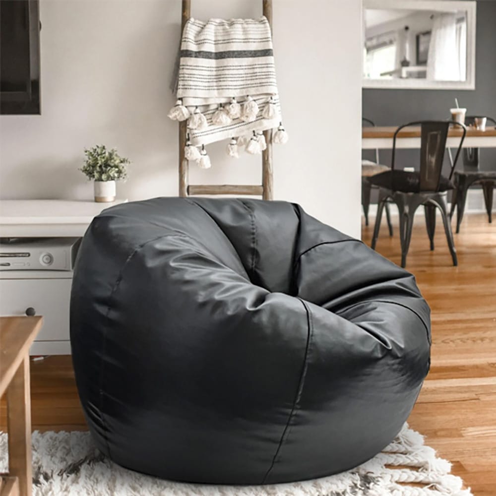 Premium Puffy Bean Bag - Black — view 2