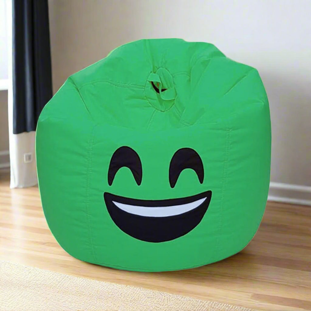 Smiley Face Bean Bag - Green β Bean Bags price in Pakistan