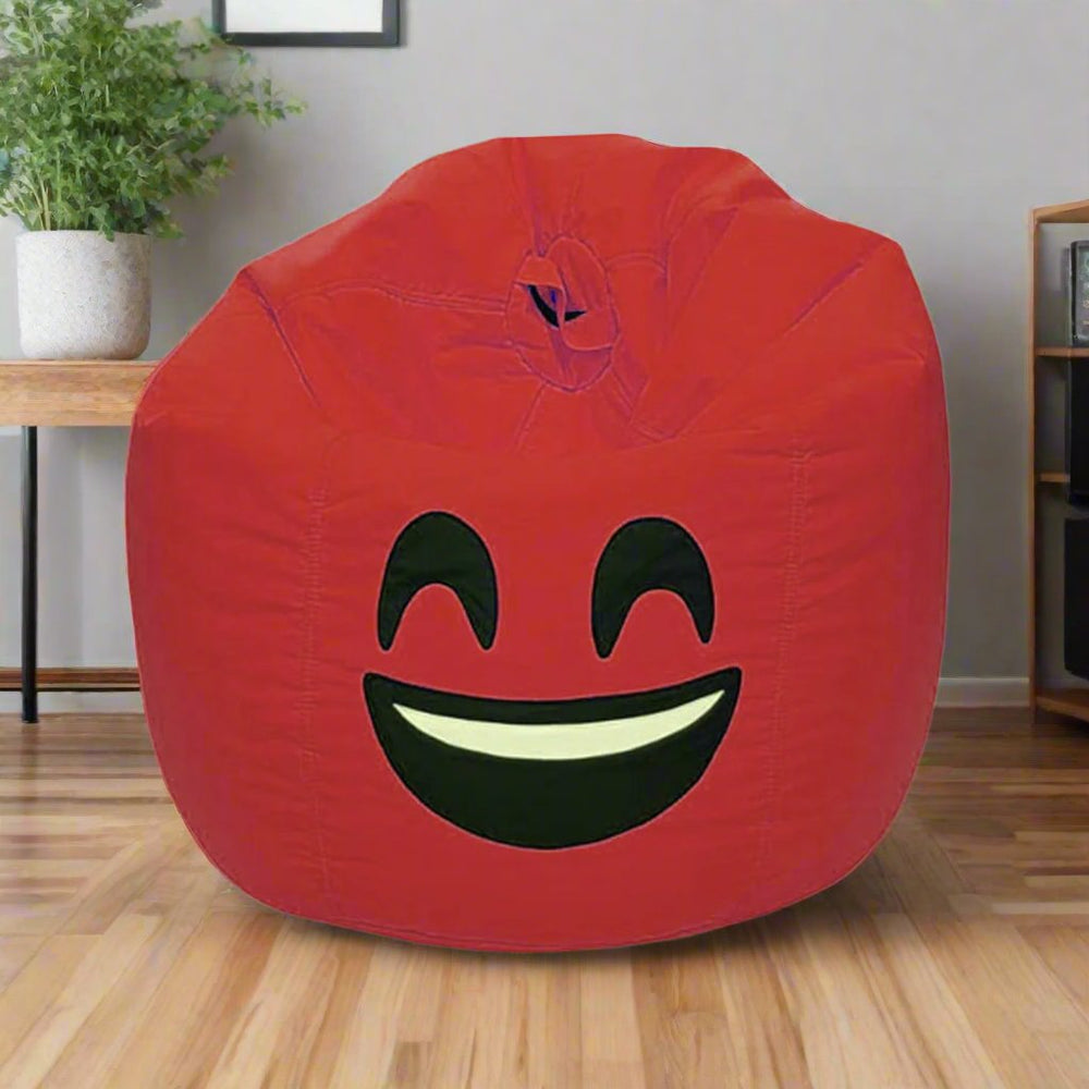 Smiley Face Bean Bag - Red β Bean Bags price in Pakistan
