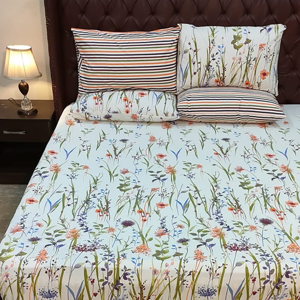 Rosetta White Bed Sheet β Bed Sheets price in Pakistan