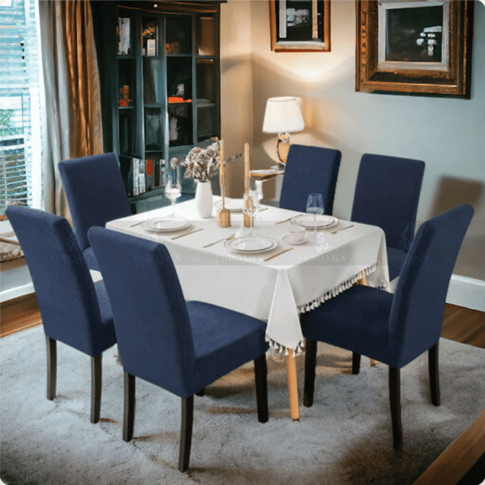 Turkish Mesh Chair Cover - Blue โ Chair Covers price in Pakistan