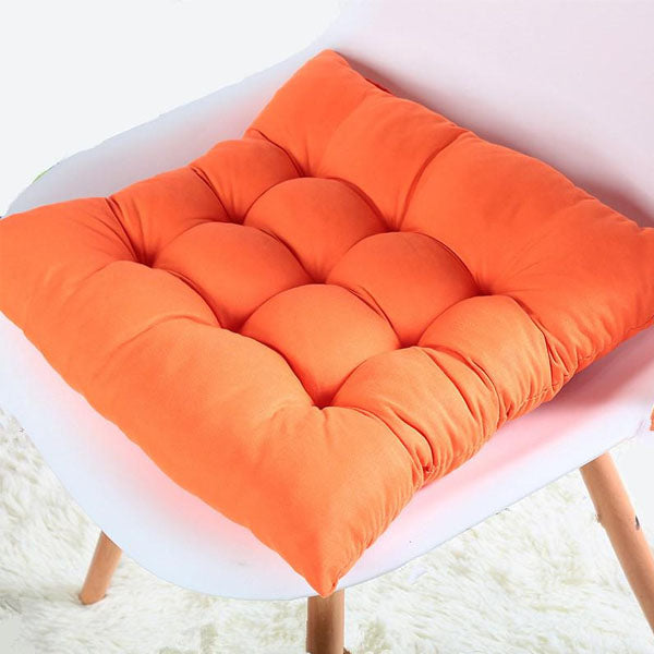 Dining Seat Pad Filled Chair Cushion โ Orange โ Chair Cushions price in Pakistan