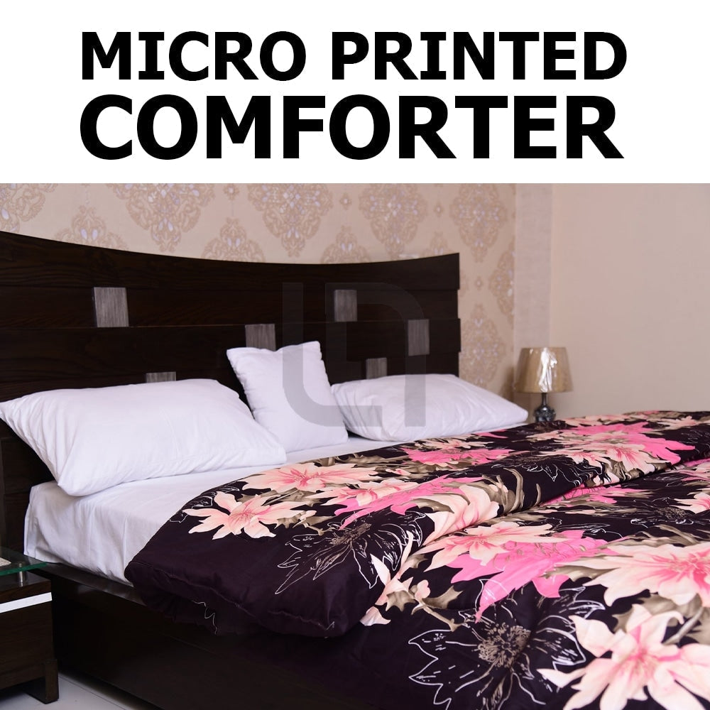 Micro Printed Comforter - Pink Rosetta β Comforter Sets price in Pakistan