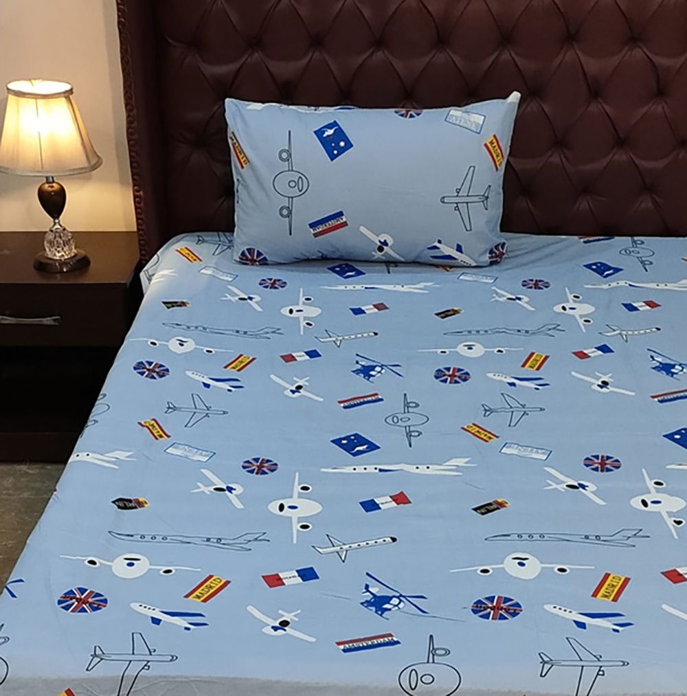 Airplanes Kids & Crib Bed Sheet β Crib Sheets price in Pakistan