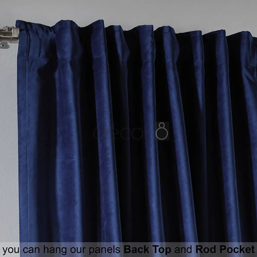 Premium Velvet Curtains For Bedroom & Living Room - Admiral Berry — view 3