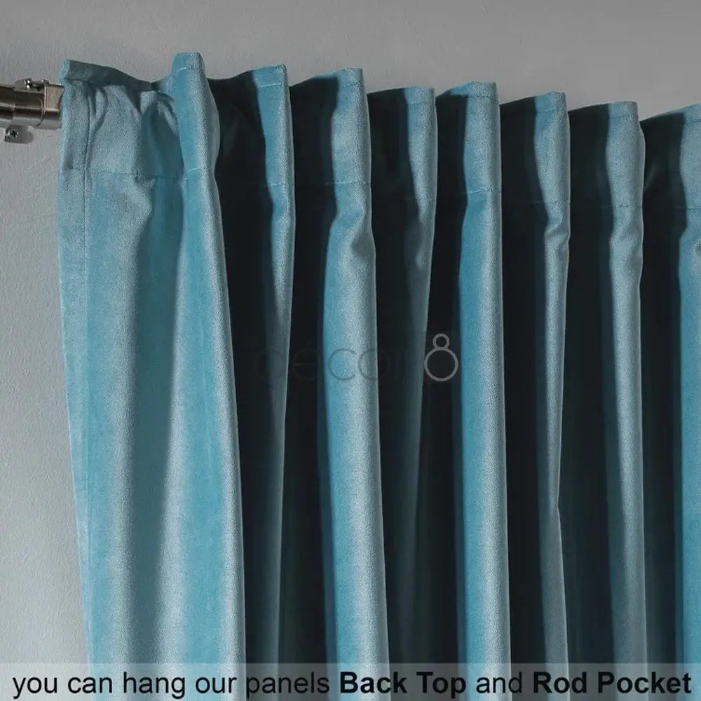 Premium Velvet Curtains For Bedroom & Living Room - Maya — view 3