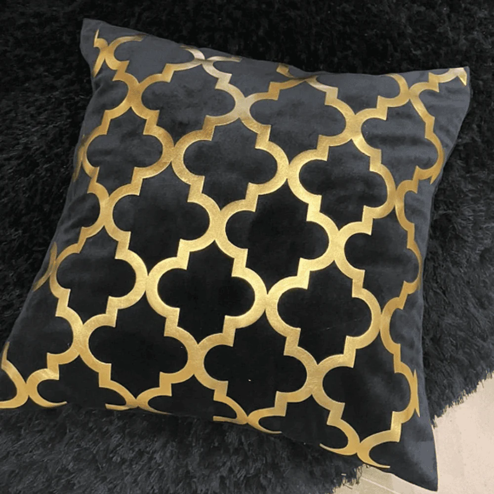 Pack of 2 Premium Velvet Cushion Covers - Black β Cushion Covers price in Pakistan