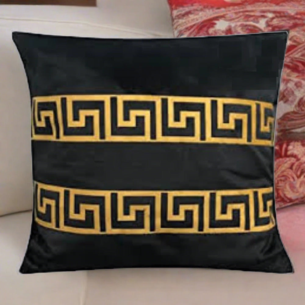 Pack of 2 Premium Versace Velvet Cushion Covers - Black β Cushion Covers price in Pakistan