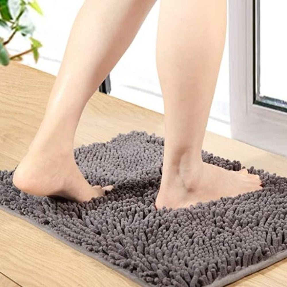 Microfiber Shaggy Door Mat — view 3