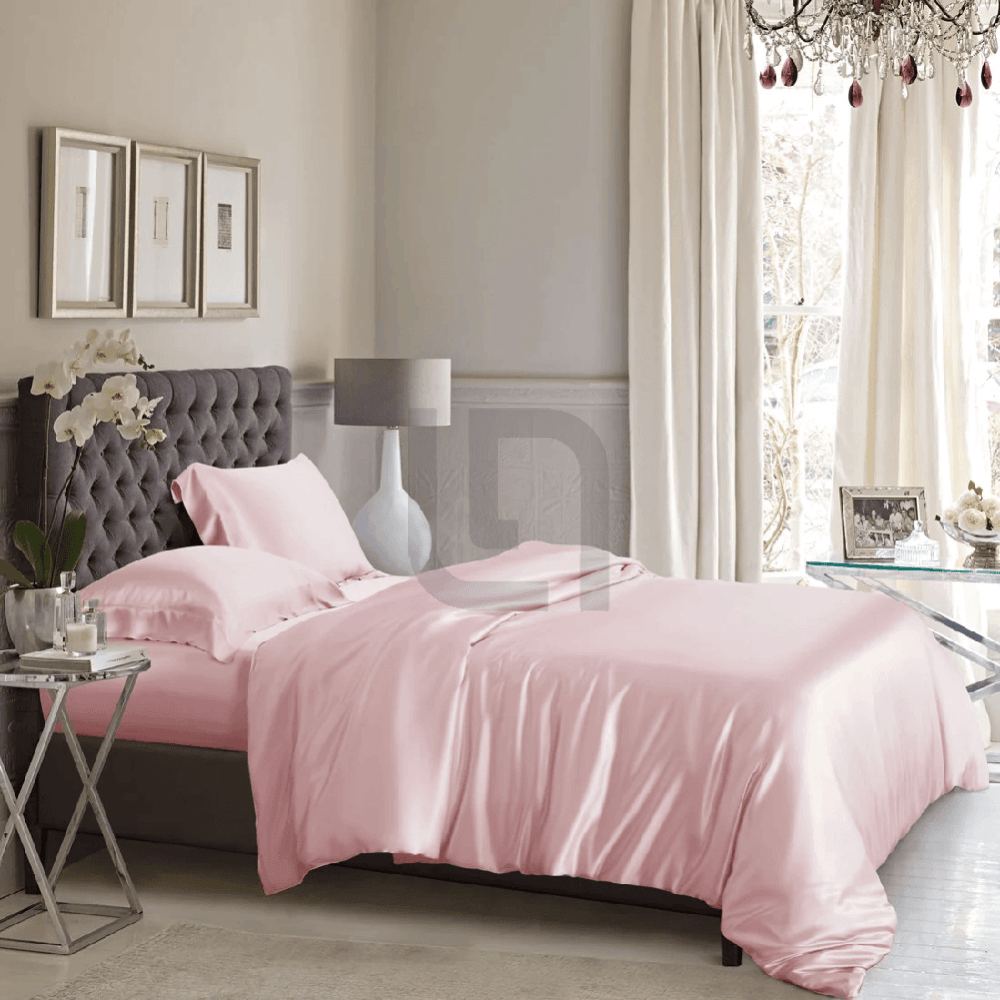Silk Duvet Cover Set Lite Pink — Duvet Covers price in Pakistan