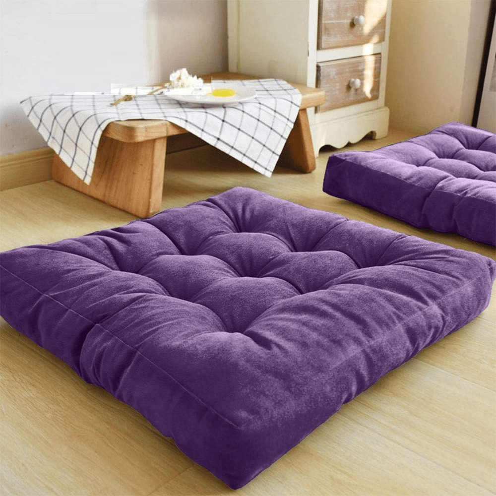 Premium Square Shape Velvet Floor Cushions โ Magenta โ Floor Cushions price in Pakistan