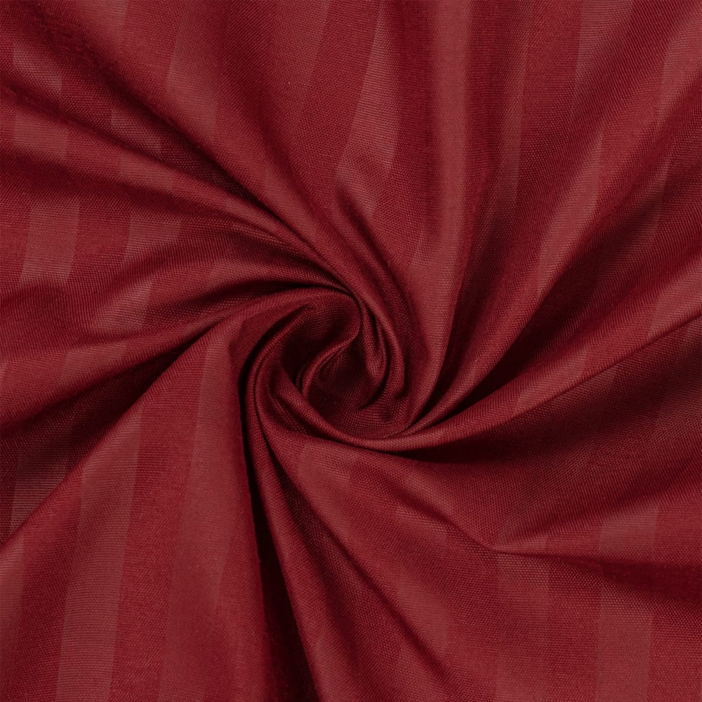 Premium Hotel Bedding Narrow Strips - Red - Cotton Satin TC250 — view 3