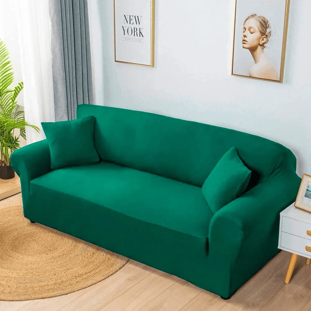 Jersey Sofa Cover - Green — Jersey Sofa Covers price in Pakistan