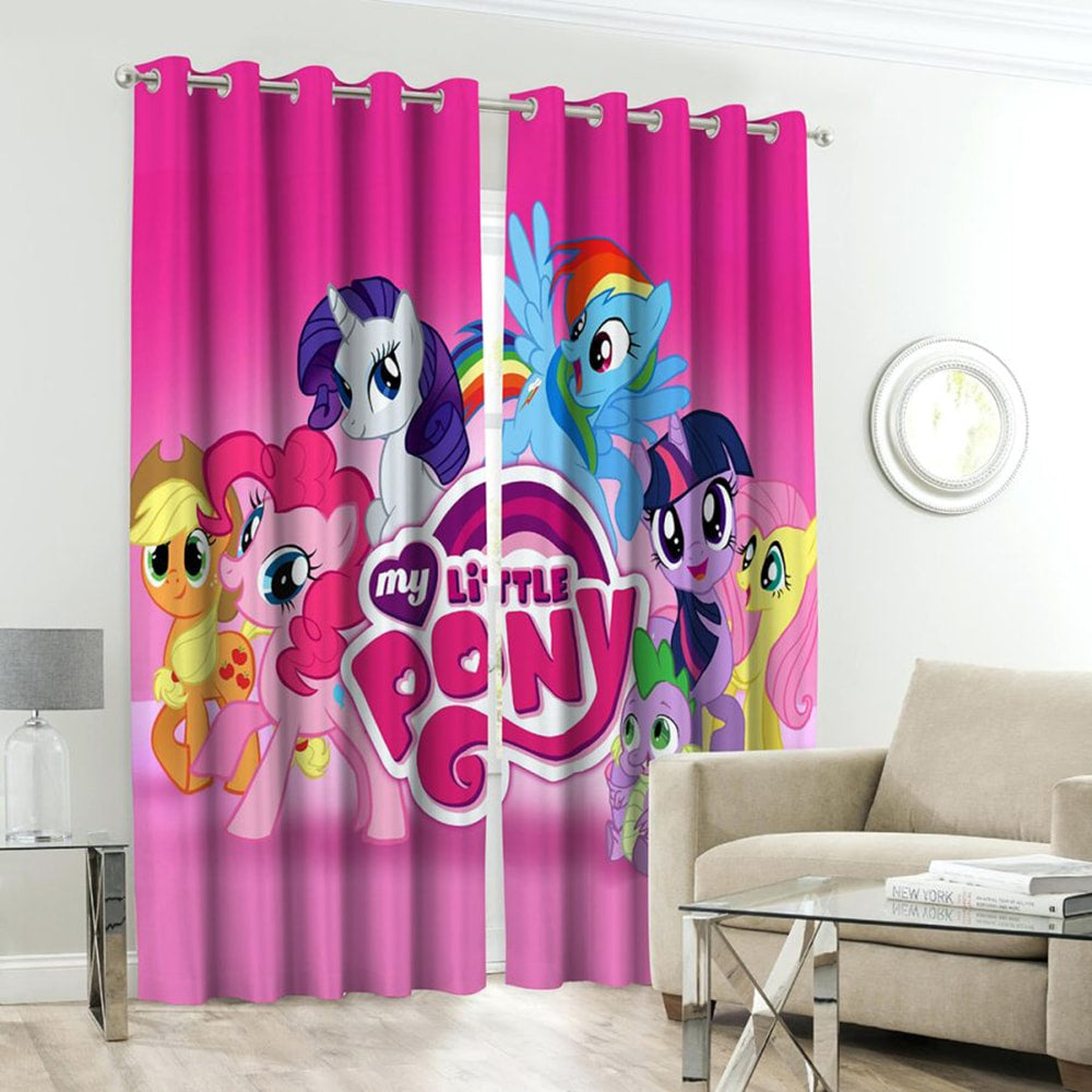 My Little Pony Character Kids Room Curtains - 1 Curtain ( Not included 2 Curtains ) — Kids Curtains price in Pakistan