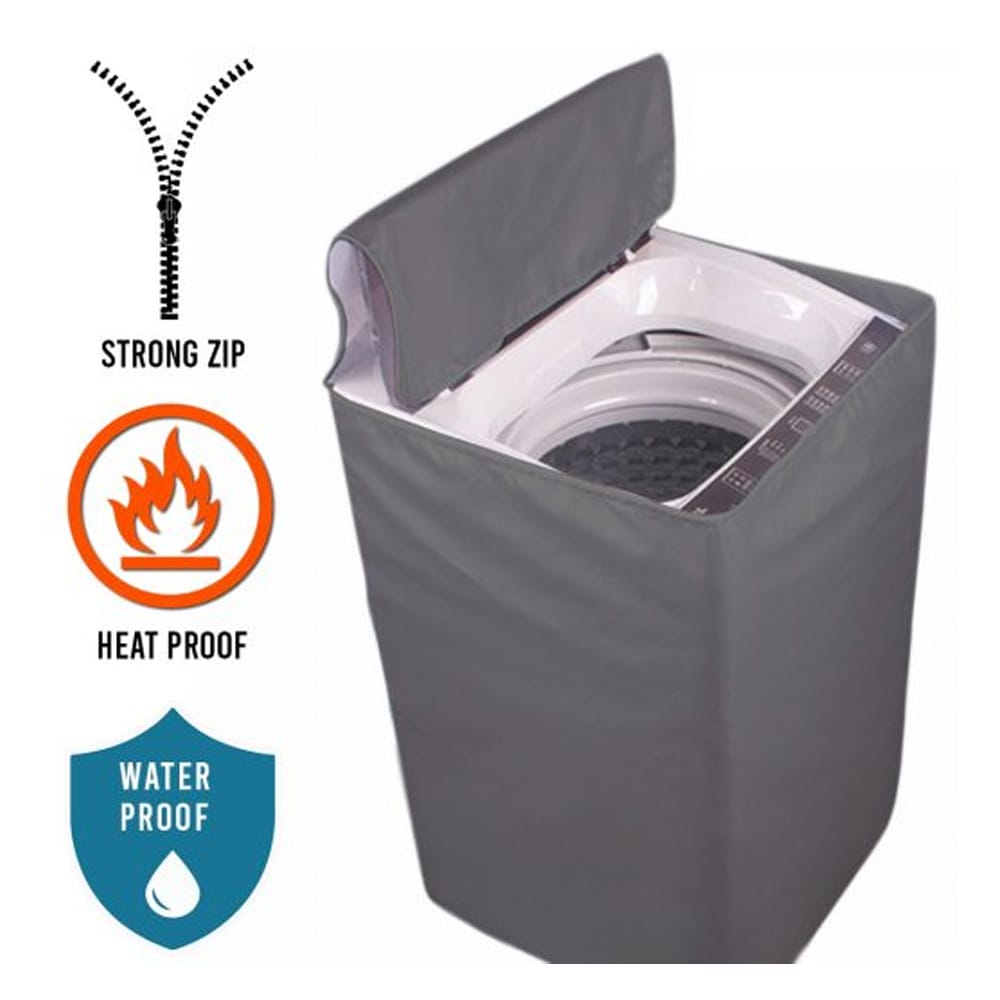 Washing Machine Cover Top Load – Grey — Machine Covers price in Pakistan
