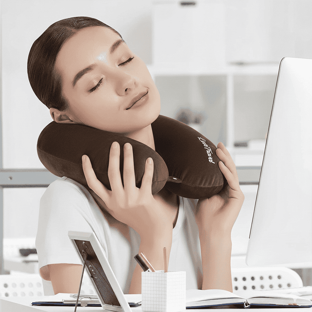 Neck Rest Pillow - Brown — Neck Rest Pillows price in Pakistan