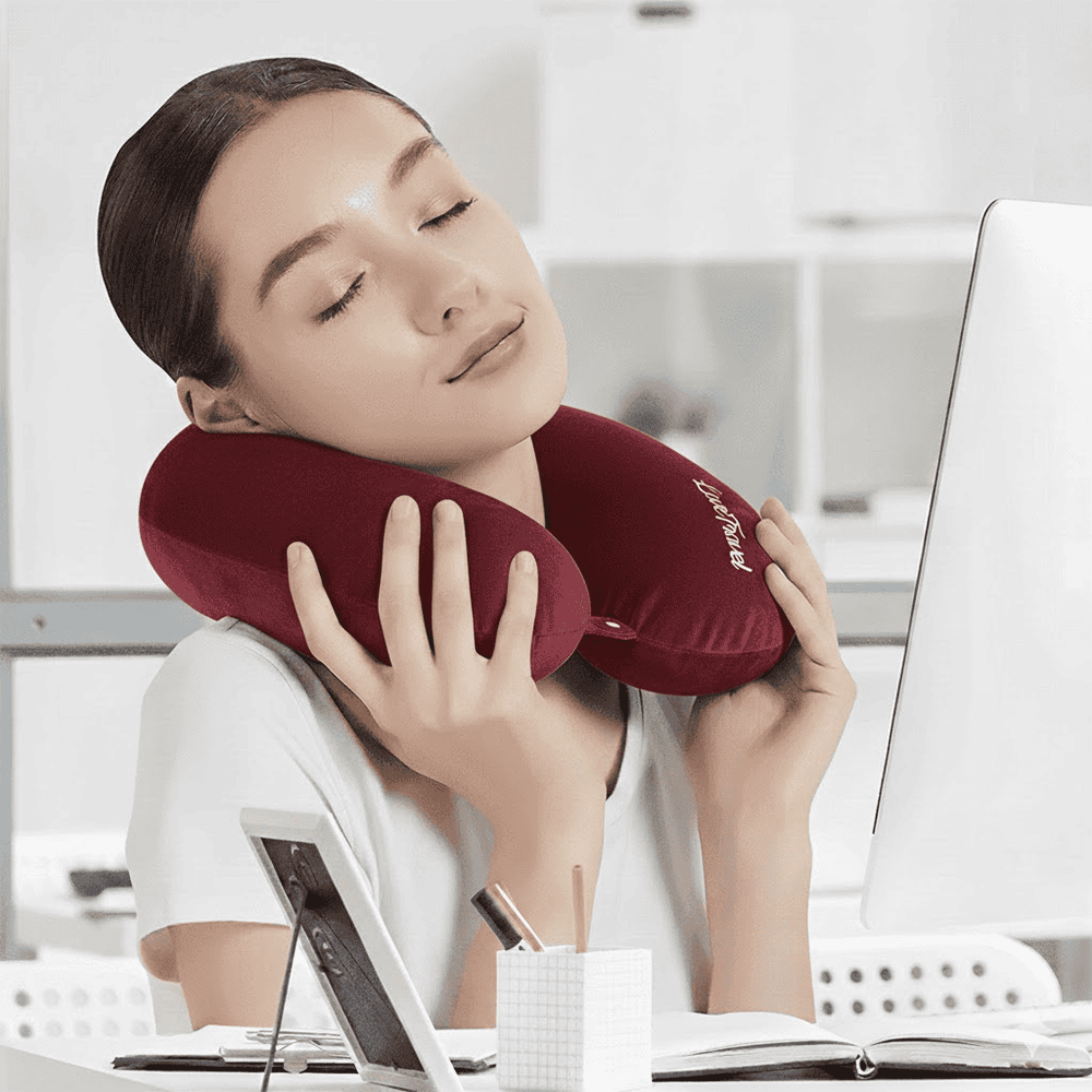 Neck Rest Pillow - Red — Neck Rest Pillows price in Pakistan