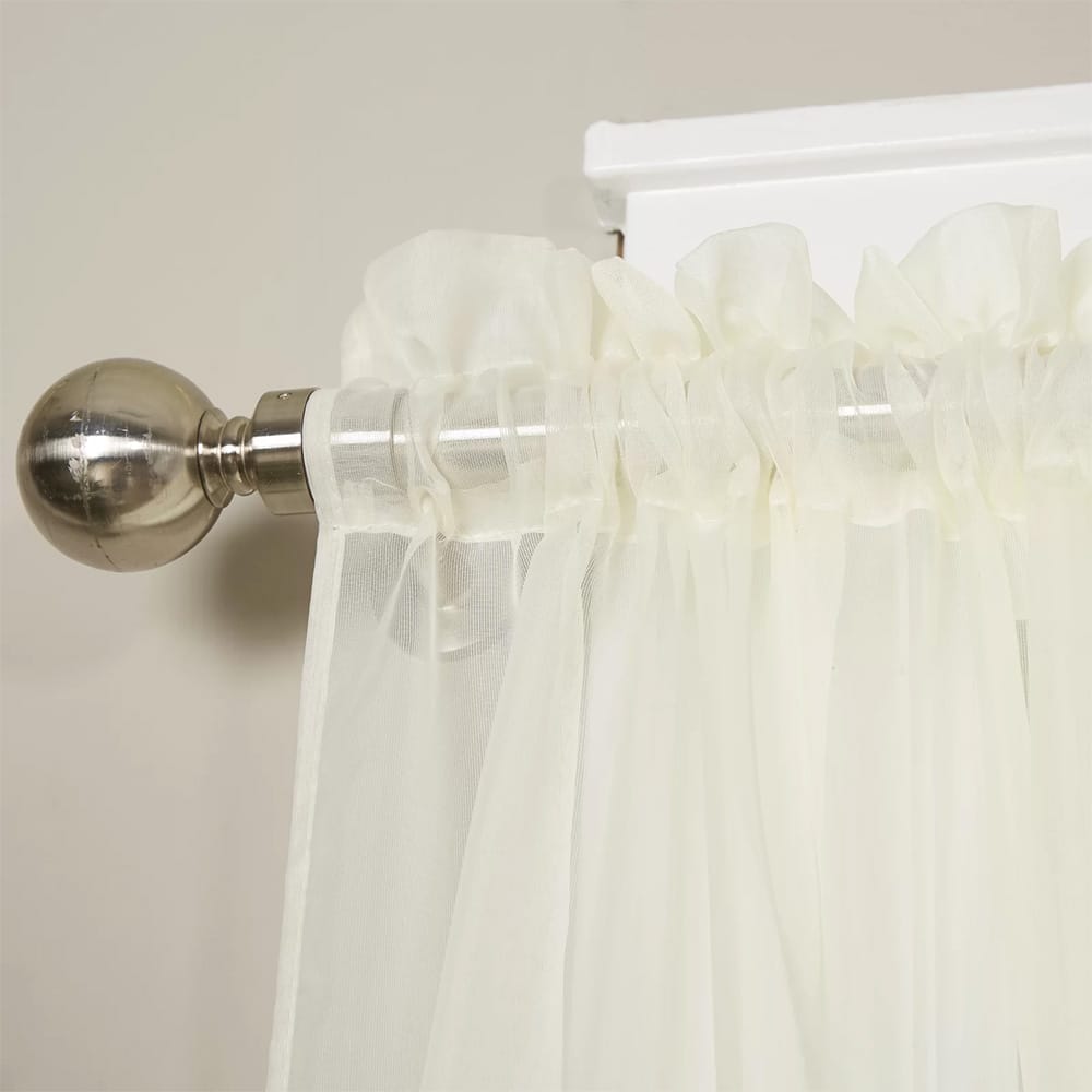 Net Curtains Polyester Sheer Panel - Off White — view 2