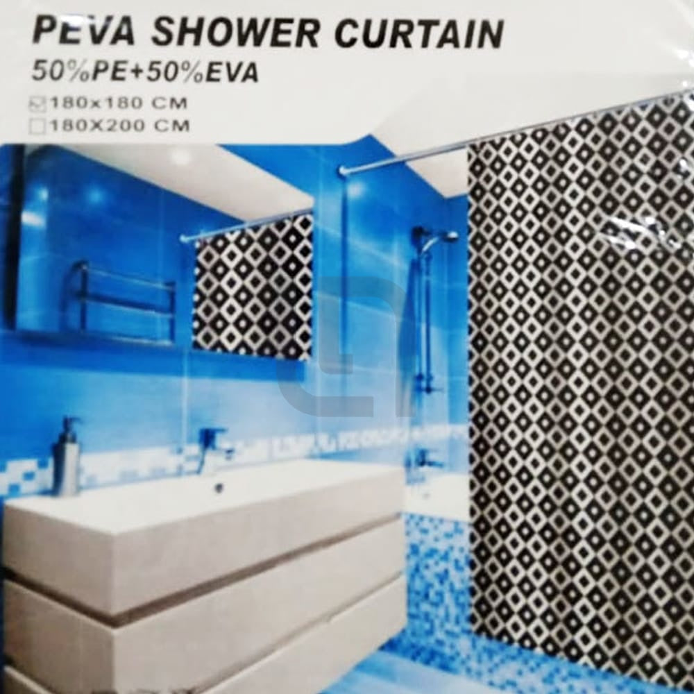 PEVA Waterproof Bathroom Shower Curtain – Dark Brown — Shower Curtains price in Pakistan