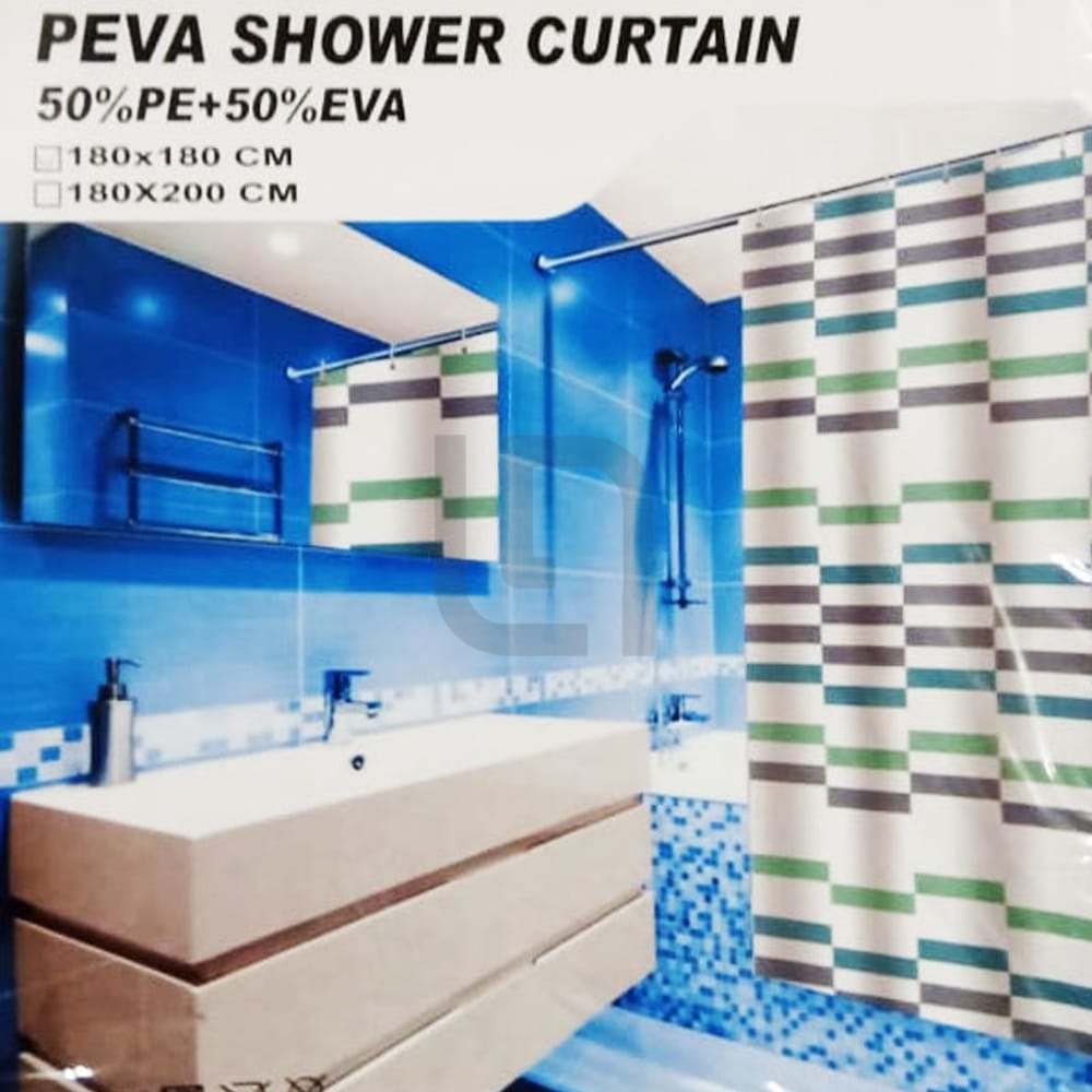 PEVA Waterproof Bathroom Shower Curtain – White — Shower Curtains price in Pakistan
