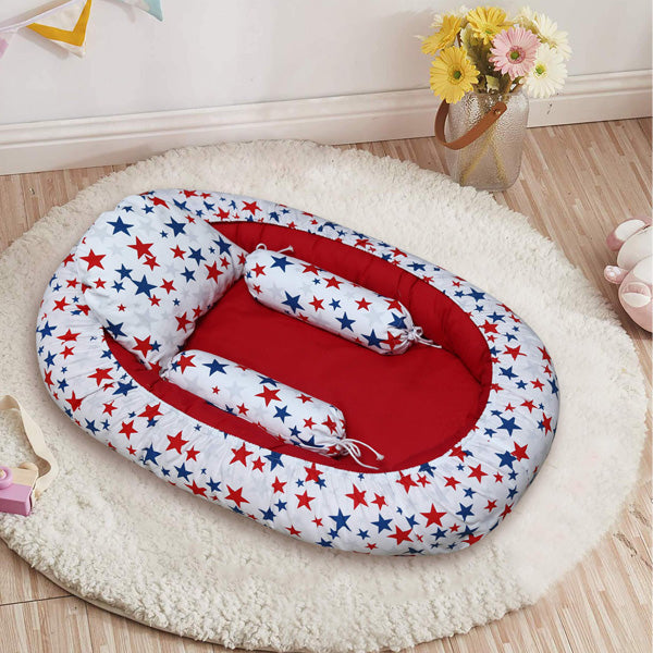 Snuggles - Red Stars Baby — view 2