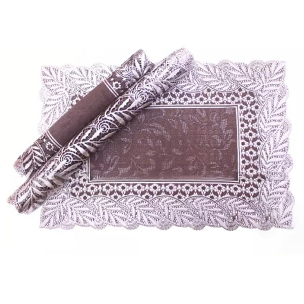 3pcs Coaster Table Mat Set Placemats Dressing Table Coffee Brown β Table Mats price in Pakistan