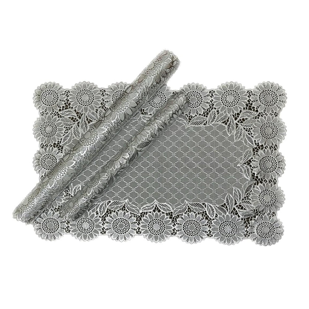 3pcs Coaster Table Mat Set Placemats Coaster Silver โ Table Mats price in Pakistan