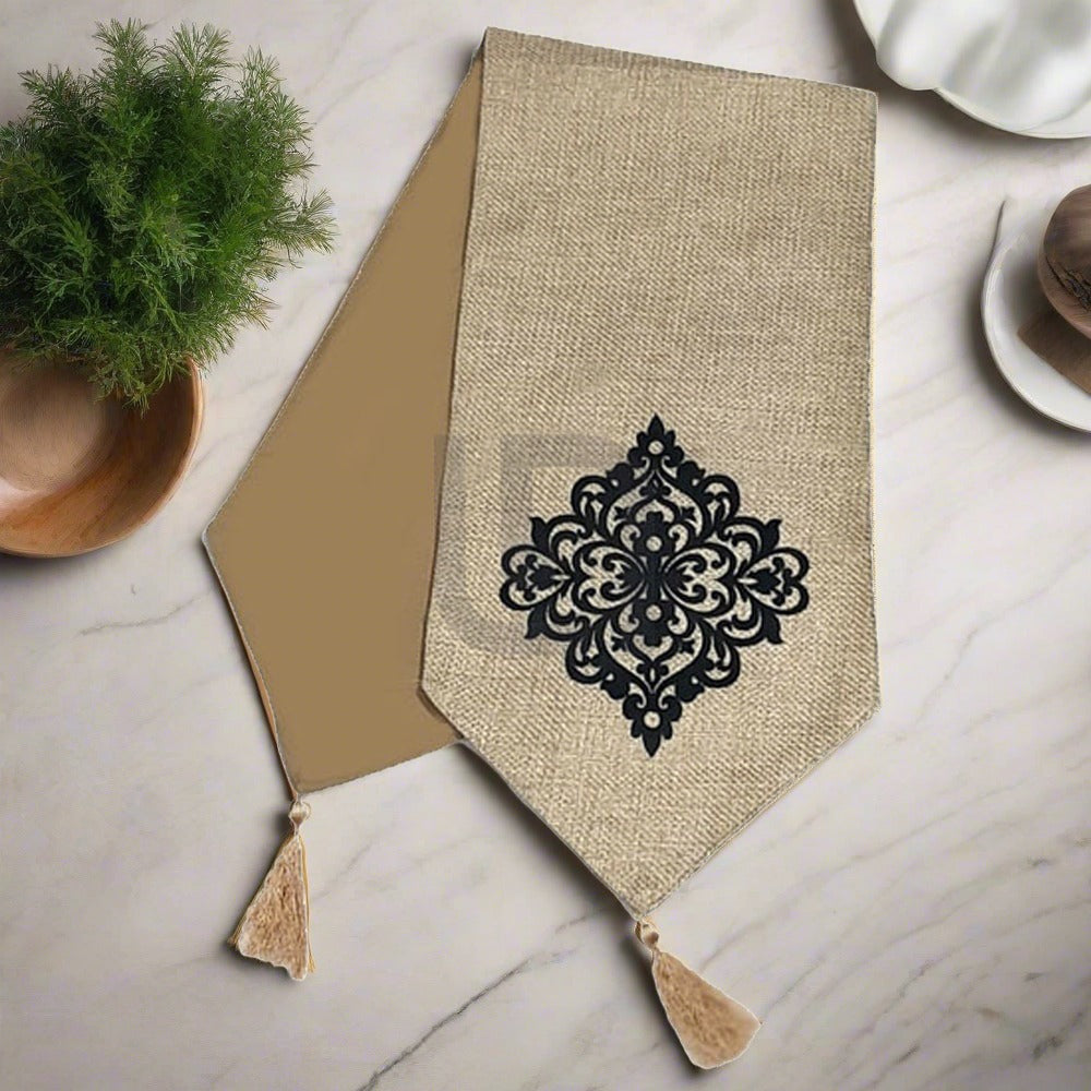 Table Runner Jute Fabric - Skin β Table Runners price in Pakistan