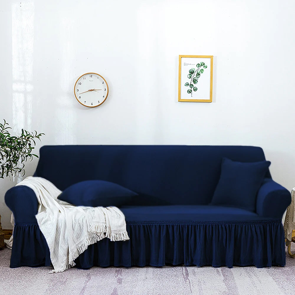 Turkish Mesh Sofa Cover - Blue β Turkish Sofa Covers price in Pakistan