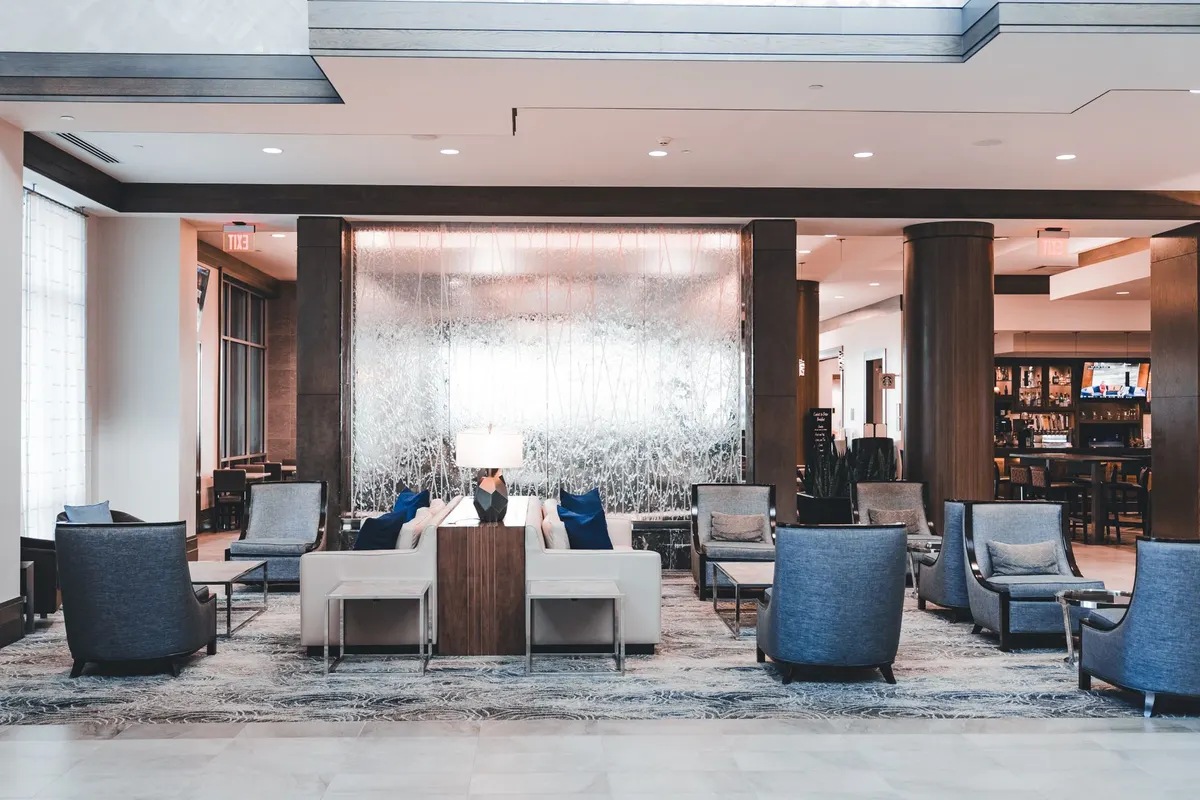 Commercial upholstery for hotels and restaurants